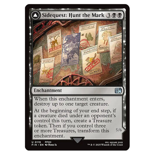 Sidequest: Hunt the Mark // Yiazmat, Ultimate Mark 0119 card from the Magic The Gathering set Universes Beyond - Final Fantasy