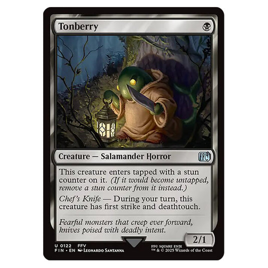 Tonberry 0122 card from the Magic The Gathering set Universes Beyond - Final Fantasy