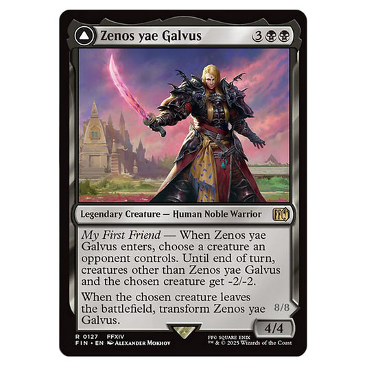 Zenos yae Galvus // Shinryu, Transcendent Rival 0127 card from the Magic The Gathering set Universes Beyond - Final Fantasy