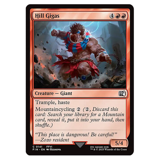 Hill Gigas 0141 card from the Magic The Gathering set Universes Beyond - Final Fantasy