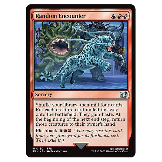 Random Encounter 0150 card from the Magic The Gathering set Universes Beyond - Final Fantasy
