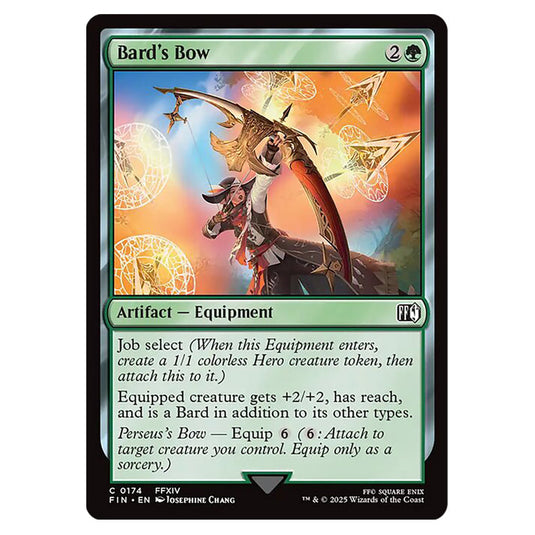 Bard's Bow 0174 card from the Magic The Gathering set Universes Beyond - Final Fantasy