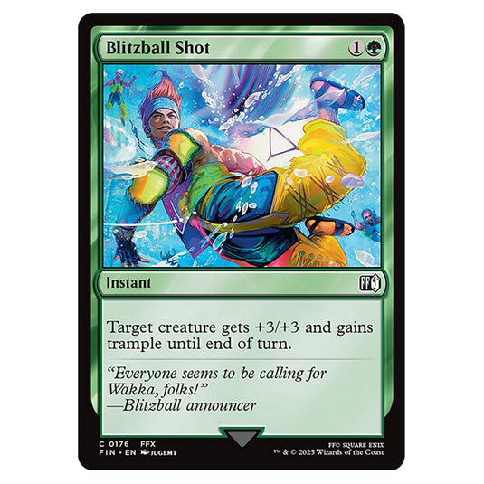 Blitzball Shot 0176 card from the Magic The Gathering set Universes Beyond - Final Fantasy