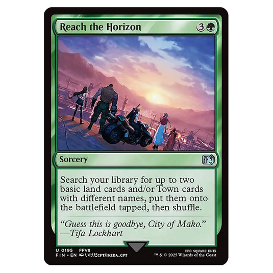 Reach the Horizon 0195 card from the Magic The Gathering set Universes Beyond - Final Fantasy