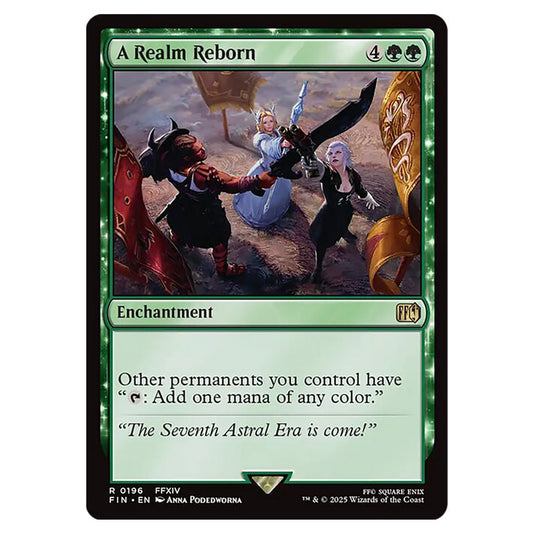 A Realm Reborn 0196 card from the Magic The Gathering set Universes Beyond - Final Fantasy