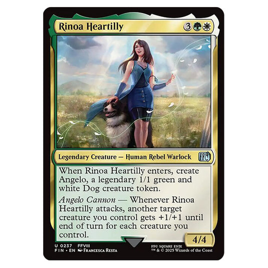 Rinoa Heartilly 0237 card from the Magic The Gathering set Universes Beyond - Final Fantasy