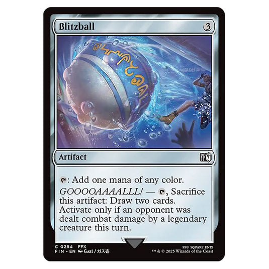 Blitzball 0254 card from the Magic The Gathering set Universes Beyond - Final Fantasy