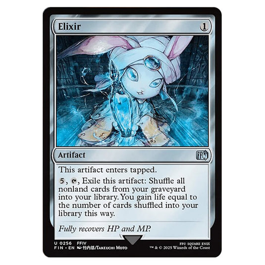 Elixir 0256 card from the Magic The Gathering set Universes Beyond - Final Fantasy
