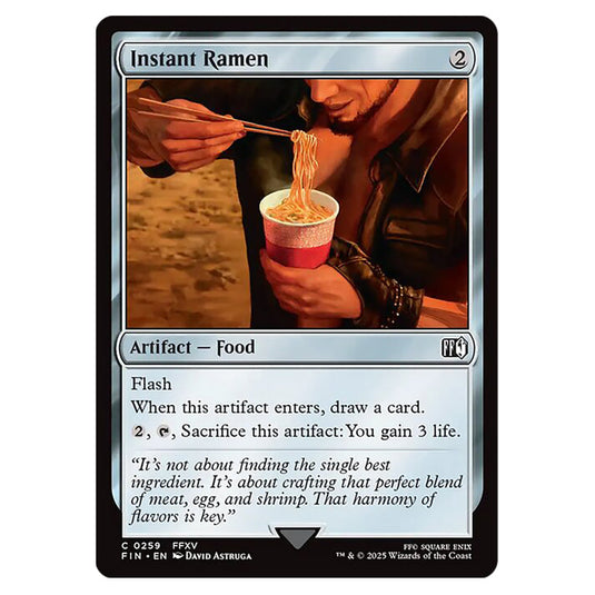 Instant Ramen 0259 card from the Magic The Gathering set Universes Beyond - Final Fantasy