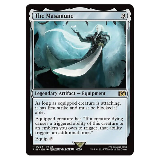 The Masamune 0264 card from the Magic The Gathering set Universes Beyond - Final Fantasy