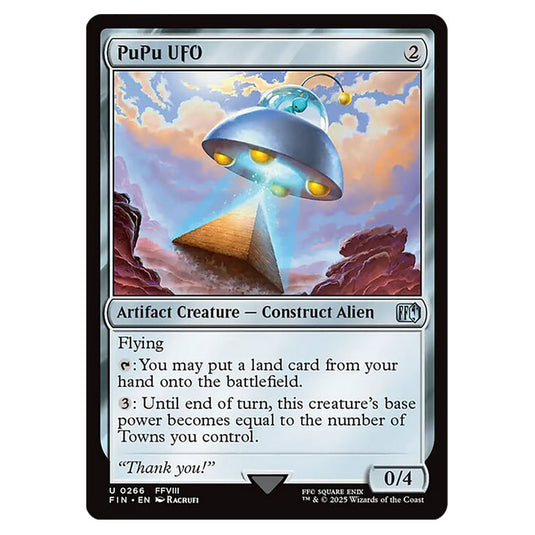 PuPu UFO 0266 card from the Magic The Gathering set Universes Beyond - Final Fantasy
