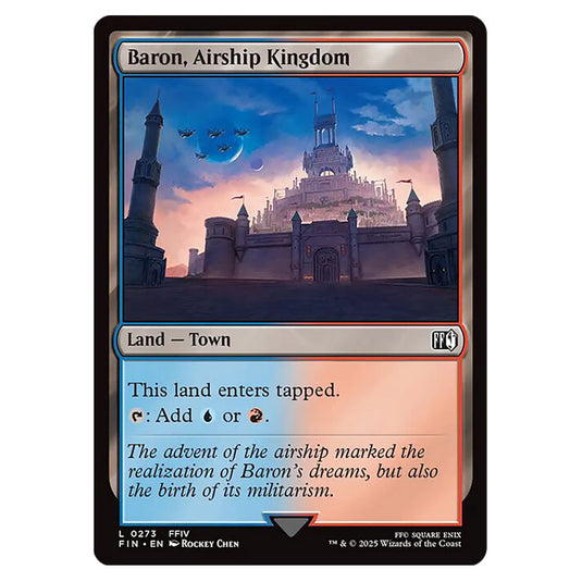Baron, Airship Kingdom 0273 card from the Magic The Gathering set Universes Beyond - Final Fantasy