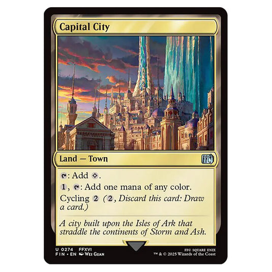 Capital City 0274 card from the Magic The Gathering set Universes Beyond - Final Fantasy