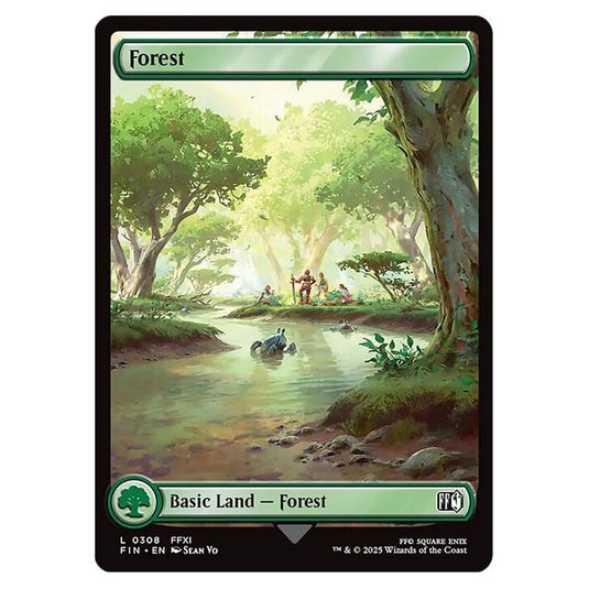 Forest 0308 card from the Magic The Gathering set Universes Beyond - Final Fantasy