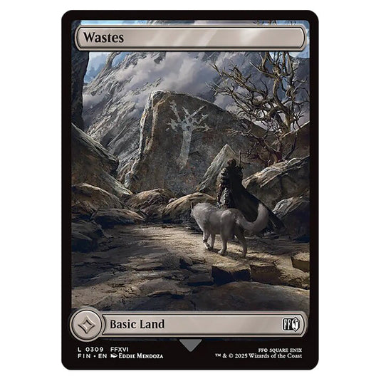 Wastes 0309 card from the Magic The Gathering set Universes Beyond - Final Fantasy