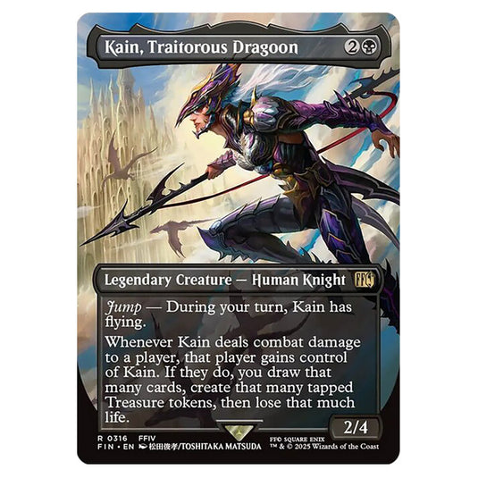 Kain, Traitorous Dragoon 0316 card from the Magic The Gathering set Universes Beyond - Final Fantasy
