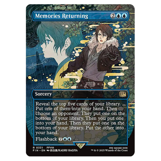 Memories Returning 0331 card from the Magic The Gathering set Universes Beyond - Final Fantasy