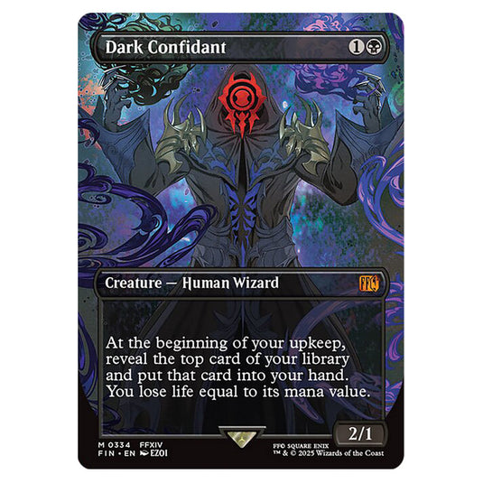 Dark Confidant 0334 card from the Magic The Gathering set Universes Beyond - Final Fantasy