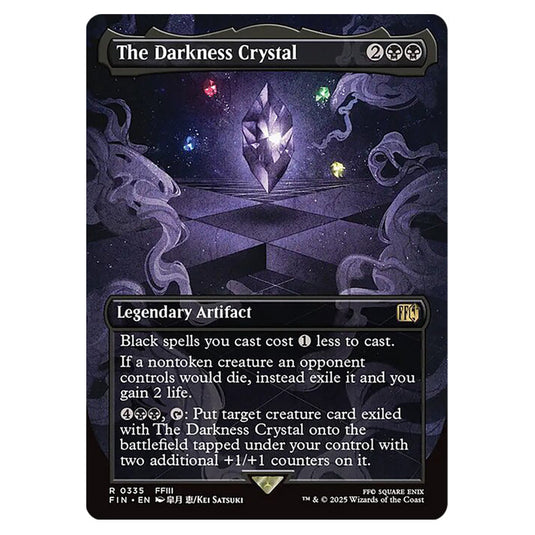 The Darkness Crystal 0335 card from the Magic The Gathering set Universes Beyond - Final Fantasy