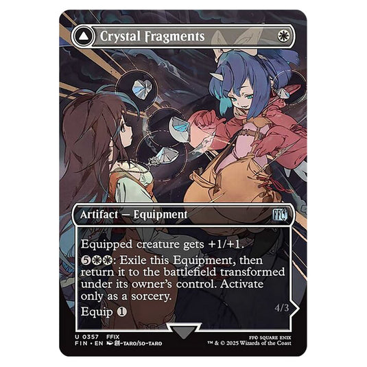 Crystal Fragments // Summon: Alexander 0357 card from the Magic The Gathering set Universes Beyond - Final Fantasy