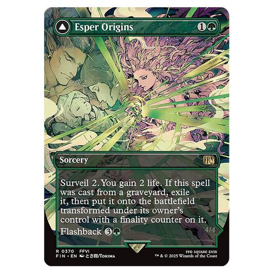 Esper Origins // Summon: Esper Maduin 0370 card from the Magic The Gathering set Universes Beyond - Final Fantasy
