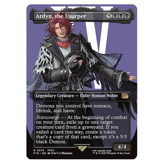 Ardyn, the Usurper 0379 card from the Magic The Gathering set Universes Beyond - Final Fantasy