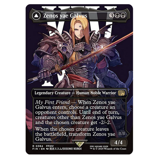 Zenos yae Galvus // Shinryu, Transcendent Rival 0384 card from the Magic The Gathering set Universes Beyond - Final Fantasy