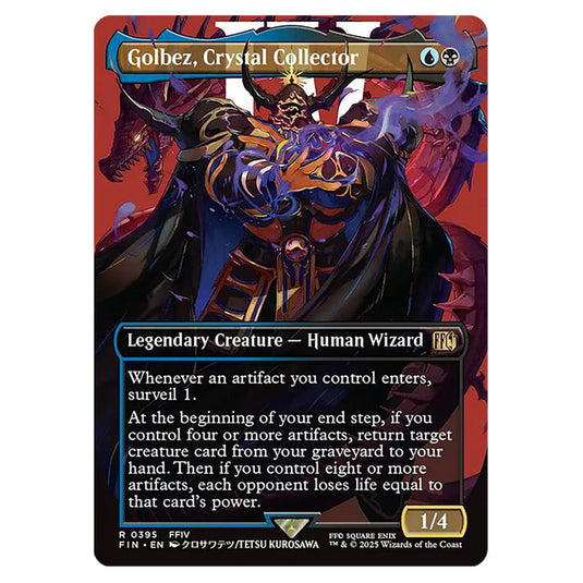 Golbez, Crystal Collector 0395 card from the Magic The Gathering set Universes Beyond - Final Fantasy