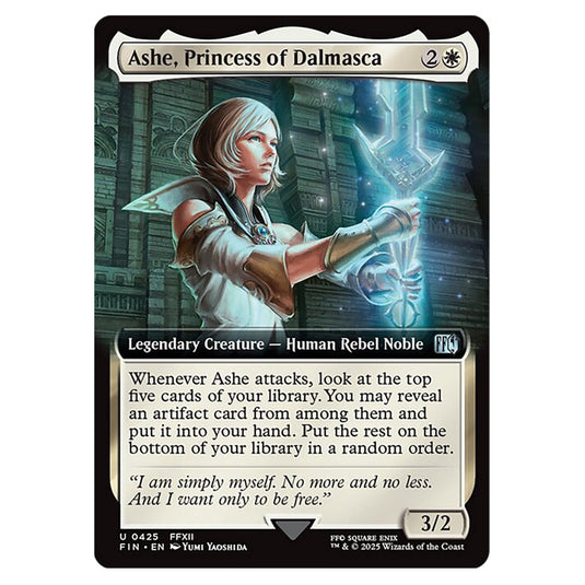 Ashe, Princess of Dalmasca 0425 card from the Magic The Gathering set Universes Beyond - Final Fantasy