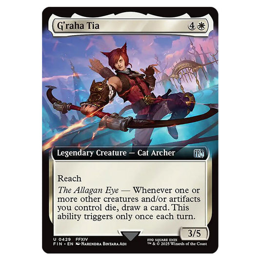 G'raha Tia 0429 card from the Magic The Gathering set Universes Beyond - Final Fantasy