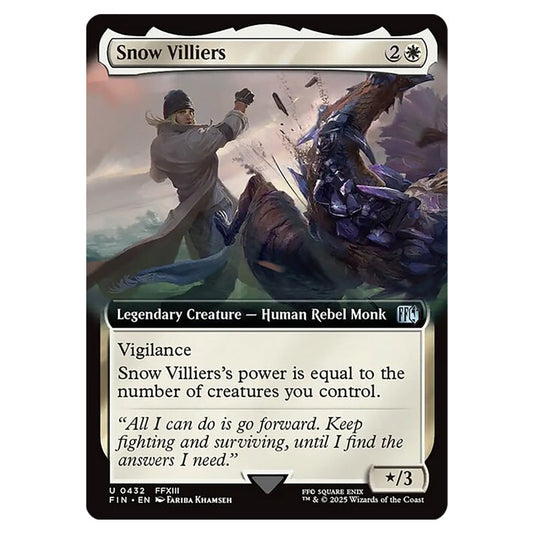 Snow Villiers 0432 card from the Magic The Gathering set Universes Beyond - Final Fantasy