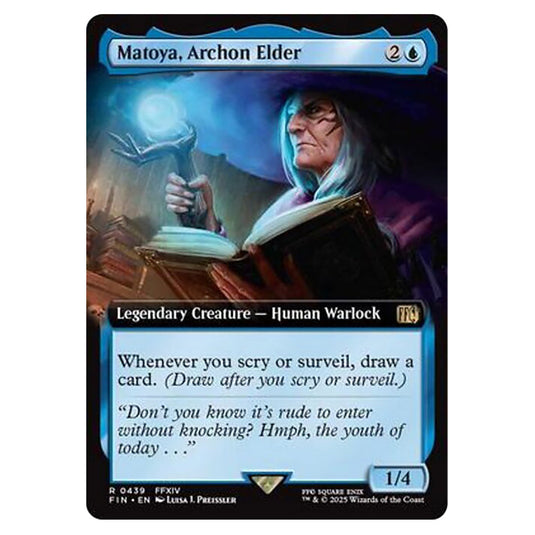 Matoya, Archon Elder 0439 card from the Magic The Gathering set Universes Beyond - Final Fantasy