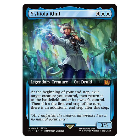 Y'shtola Rhul 0443 card from the Magic The Gathering set Universes Beyond - Final Fantasy