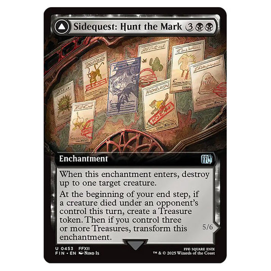 Sidequest: Hunt the Mark // Yiazmat, Ultimate Mark 0453 card from the Magic The Gathering set Universes Beyond - Final Fantasy