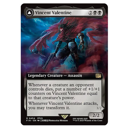 Vincent Valentine // Galian Beast 0454 card from the Magic The Gathering set Universes Beyond - Final Fantasy