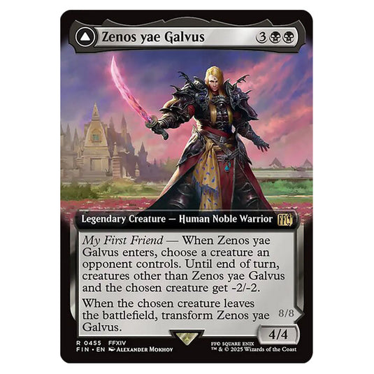 Zenos yae Galvus // Shinryu, Transcendent Rival 0455 card from the Magic The Gathering set Universes Beyond - Final Fantasy