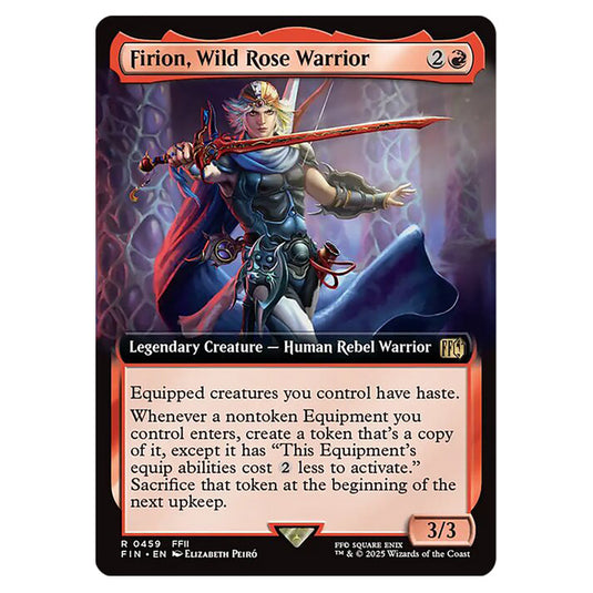 Firion, Wild Rose Warrior 0459 card from the Magic The Gathering set Universes Beyond - Final Fantasy