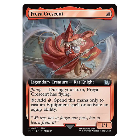 Freya Crescent 0460 card from the Magic The Gathering set Universes Beyond - Final Fantasy