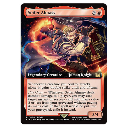 Seifer Almasy 0466 card from the Magic The Gathering set Universes Beyond - Final Fantasy