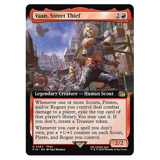 Vaan, Street Thief 0467 card from the Magic The Gathering set Universes Beyond - Final Fantasy