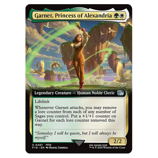 Garnet, Princess of Alexandria 0487 card from the Magic The Gathering set Universes Beyond - Final Fantasy