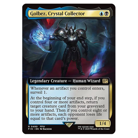 Golbez, Crystal Collector 0490 card from the Magic The Gathering set Universes Beyond - Final Fantasy