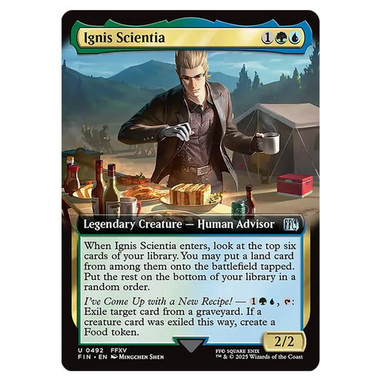 Ignis Scientia 0492 card from the Magic The Gathering set Universes Beyond - Final Fantasy