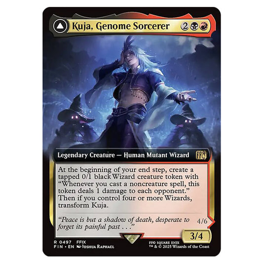 Kuja, Genome Sorcerer // Trance Kuja, Fate Defied 0497 card from the Magic The Gathering set Universes Beyond - Final Fantasy