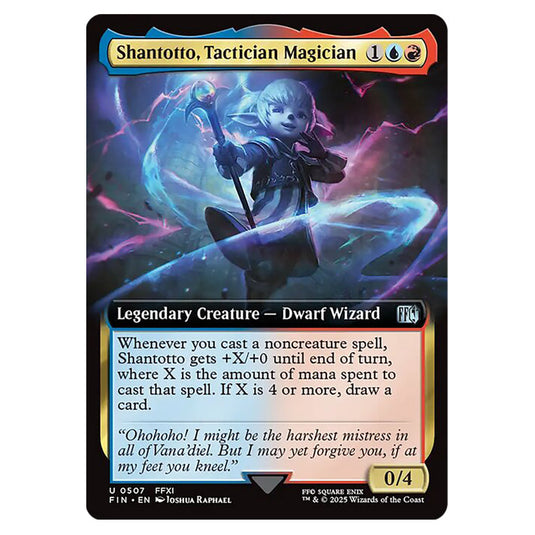 Shantotto, Tactician Magician 0507 card from the Magic The Gathering set Universes Beyond - Final Fantasy