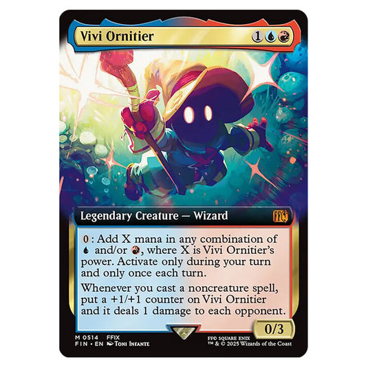 Vivi Ornitier 0514 card from the Magic The Gathering set Universes Beyond - Final Fantasy