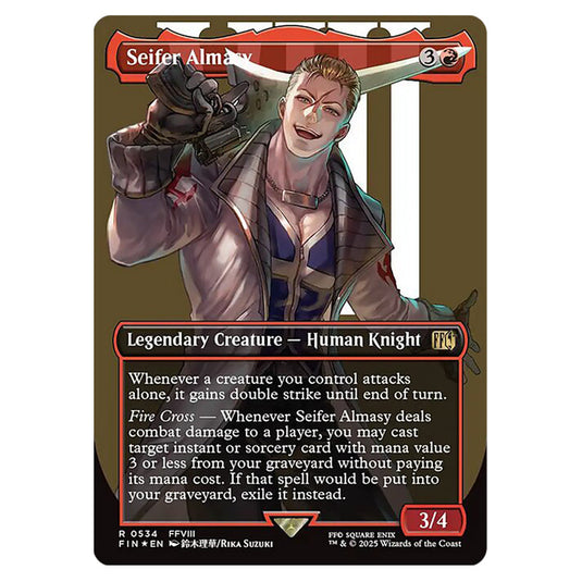 Seifer Almasy 0534 card from the Magic The Gathering set Universes Beyond - Final Fantasy