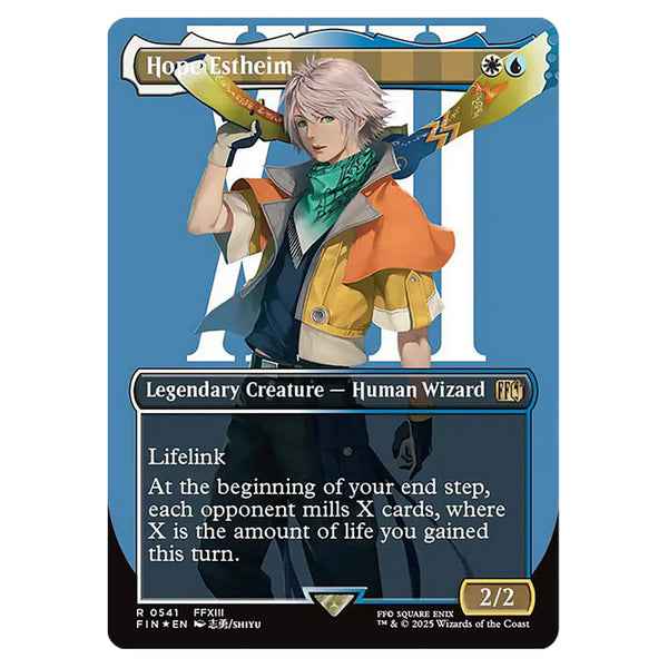 Magic The Gathering - Universes Beyond - Final Fantasy - Hope Estheim (Surge Foil Borderless Alternate Art)