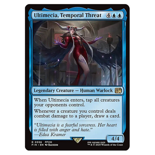 Ultimecia, Temporal Threat 0556 card from the Magic The Gathering set Universes Beyond - Final Fantasy