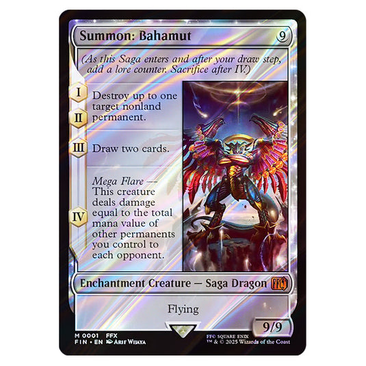 Magic The Gathering - Universes Beyond - Final Fantasy - Summon - Baha Magic The Gathering - Universes Beyond - Final Fantasy - Summon - Baha